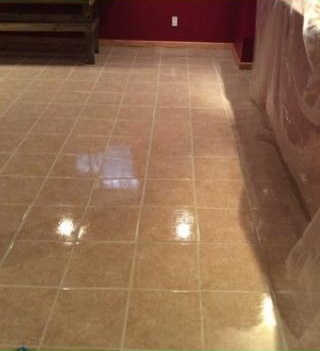 Floor after refinishing