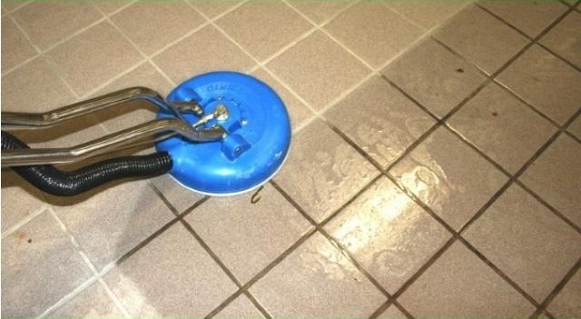 Tile and grout cleaning results